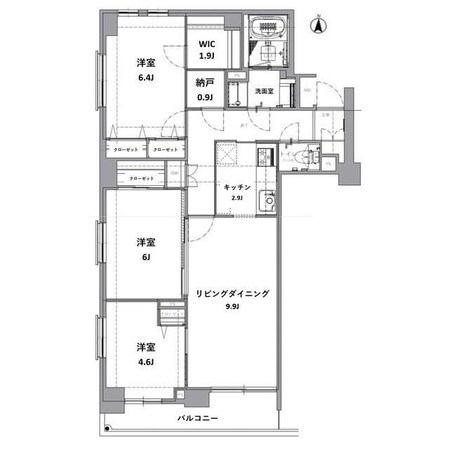 アプリーレ日吉本町の物件間取画像